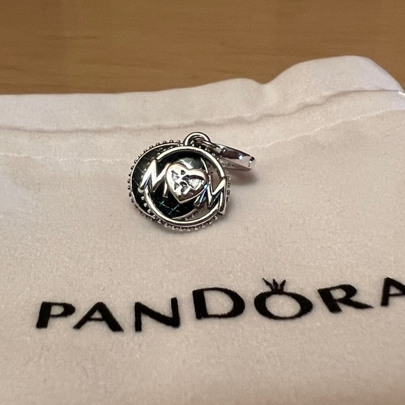 Pandora Jewelry New Pandora Glitter Globe Mom Dangle Charm Poshmark